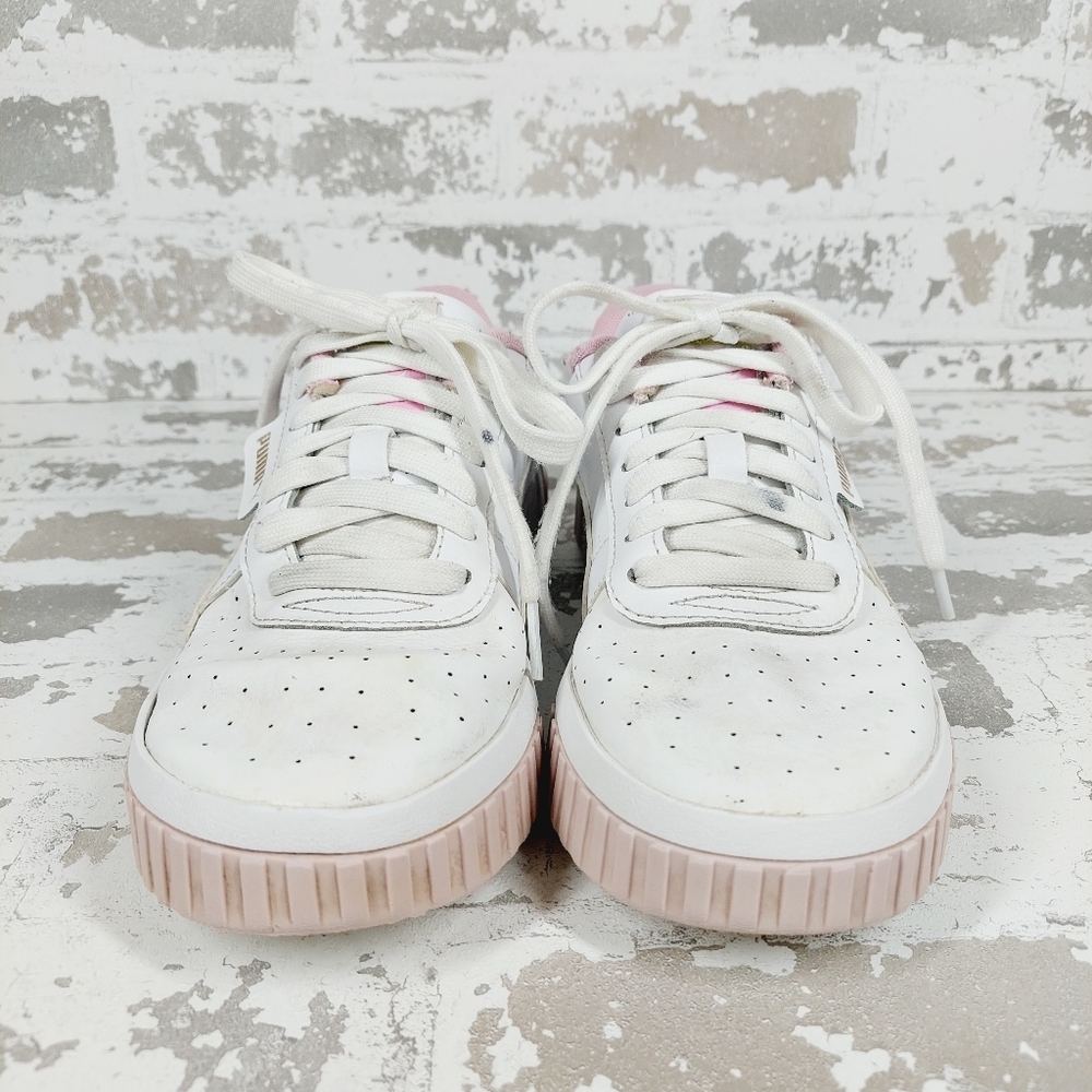 PUMA Cali Bouquet Women's Leather Walking Sneakers B79 - Picture 7 of 11